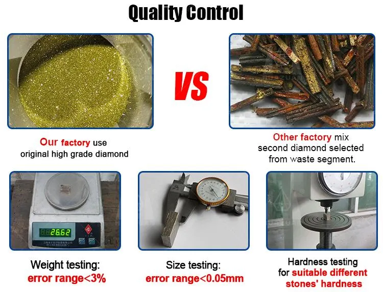 Professional Diamond Arix Segment for Core Bit