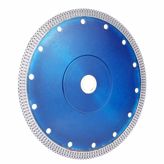 Lame de scie circulaire en diamant pour couper les carreaux de brique, porcelaine, granit, marbre, Segment pressé à chaud, 350mm
