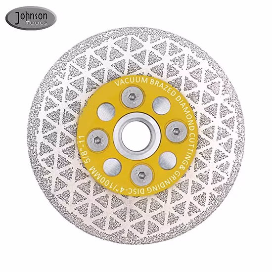 Disque de coupe en diamant galvanisé M14, 5 pouces, étoile simple face, disque de coupe, lame de scie pour granit et marbre