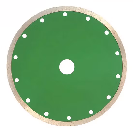 Lames de scie diamantées à jante continue frittées à usage général de 125mm, pressées à chaud/à froid, pour carrelage, céramique, pierre, marbre, béton