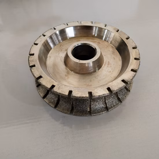 Meule en pierre diamant galvanisée, étoile simple face, 105mm, 115mm, 125mm, 5/8