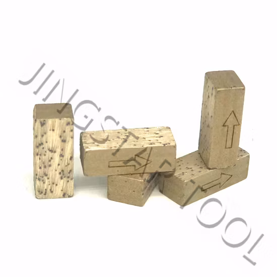 Segment de diamant en forme d'éventail à coupe rapide 24*8*10 pour pierre de marbre
