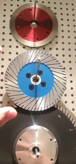 Lame de scie diamantée Turbo, Protection contre le soudage par points, pour couper la pierre et la roue de coupe en céramique